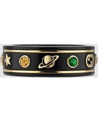 Gucci - Icon Ring With Gemstones - Lyst