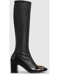 Gucci - Boot With Half Horsebit, Size 35.5 It - Lyst