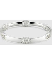 Gucci - Interlocking Bangle Bracelet - Lyst