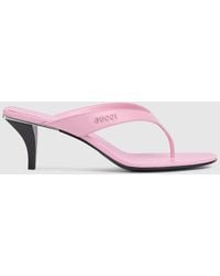 Gucci - Vittoria Thong, Leather - Lyst