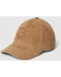 Gucci - Velvet Baseball Hat With Embroidery - Lyst