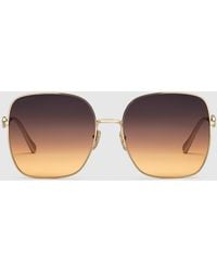 Gucci - Oversize Square-Frame Sunglasses - Lyst