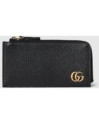 Gucci - GG Marmont Zip Card Case - Lyst