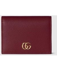 Gucci - Bi-Color Gg Marmont Small Wallet - Lyst
