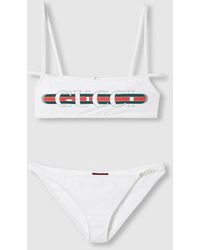 Gucci - Print Stretch Jersey Bikini - Lyst
