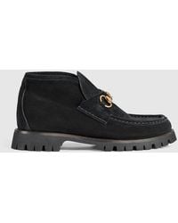 Gucci - Ankle Boot With Horsebit - Lyst