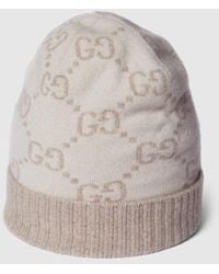 Gucci - Gorro De Jacquard De Cashmere Con Gg, Talla - Lyst