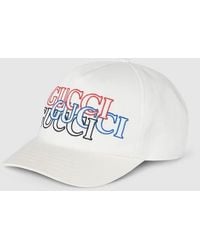 Gucci - Baseball Hat With Embroidery - Lyst