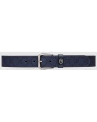 Gucci - Belt With Interlocking G Detail - Lyst