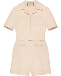 white gucci jumpsuit