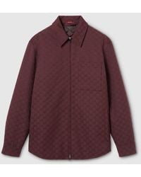 Gucci - Gg Canvas Zip Jacket - Lyst