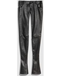 Gucci - Light Stretch Leather Pants, Size 48 It, Ready-To-Wear - Lyst
