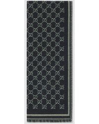 Gucci - Schal Aus Gg Wolljacquard - Lyst