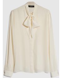 Gucci - Silk Crêpe De Chine Shirt, Size 44 It, Ready-To-Wear - Lyst
