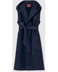 Gucci - Wool Sleeveless Coat With Embroidery, Ready-To-Wear - Lyst