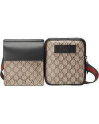 Gucci Gürteltasche aus GG Supreme - Natur