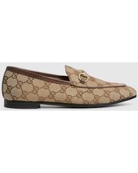 Gucci - Jordaan GG Canvas Loafer - Lyst