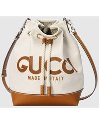 Gucci - Small Shoulder Bag With Print - Lyst
