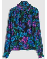 Gucci - Printed Silk Crêpe De Chine Shirt, Size 44 It, Ready-To-Wear - Lyst