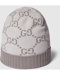 Gucci - Gg Cashmere Jacquard Hat - Lyst