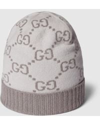 Gucci - Gorro De Jacquard De Cashmere Con Gg, Talla - Lyst