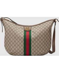 Gucci Ophidia GG Schultertasche - Natur