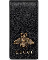 Gucci Portemonnaie mit Geldscheinklammer - Schwarz