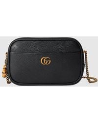 Gucci - Double G Super Mini Bag With Bamboo - Lyst