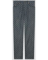 Gucci - Washed GG Denim Trousers - Lyst