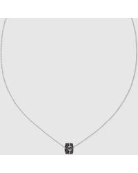Gucci - Collier À Pendentif 18 Carats Interlocking - Lyst