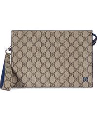 Gucci - Pouch With GG Detail - Lyst
