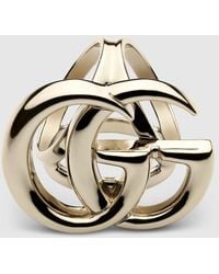 Gucci - Double G Carré Ring - Lyst