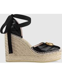 Gucci Wedge sandals for Women | Online Sale up to 44% off | Lyst