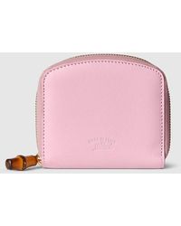 Gucci - Small Wallet With Bamboo - Lyst