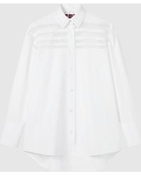 Gucci - エンブロイダリー付き コットンポプリン シャツ, ホワイト, ウェア - Lyst