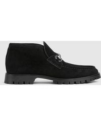 Gucci - Ankle Boot With Horsebit - Lyst