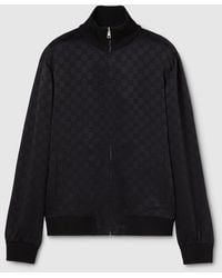 Gucci - Gg Jacquard Zip Jacket - Lyst