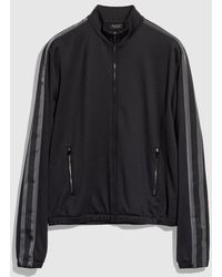 Gucci - Cotton Jersey Zip Jacket With Muted Web - Lyst