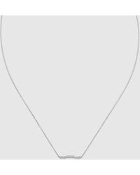 Gucci - Link To Love Necklace With Diamonds - Lyst