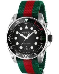 Gucci Reloj Dive, 45 mm - Verde