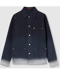 Gucci - Hemd Aus Gebleichtem Gg Baumwolldenim-Jacquard, Größe - Lyst