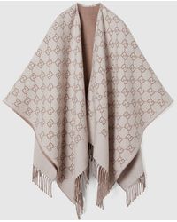 Gucci - Cape En Jacquard De Laine Gg - Lyst