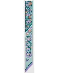 Gucci - Printed Silk Twill Ribbon - Lyst