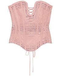 Dames Kleding voor voor Lingerie voor Korsetten en bustiers H&M Oversized Sweatshirt Super in het Roze 