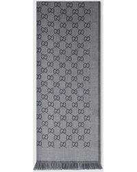 Gucci - Reversible Wool Jacquard Scarf - Lyst