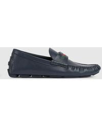 Gucci - Herren-Driver-Mokassin Mit Web-Detail, Größe - Lyst