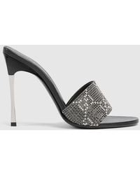 Gucci - Crystal Bombshell Slide Sandal, Fabric - Lyst