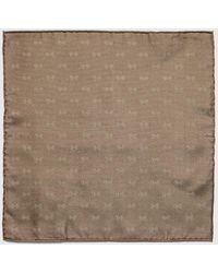 Gucci - Horsebit Silk Jacquard Pocket Square - Lyst