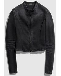 Gucci - Stretch Cotton Denim Zip Jacket - Lyst