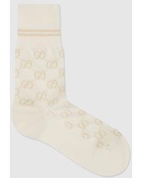 Gucci - Gg Cotton Blend Socks - Lyst